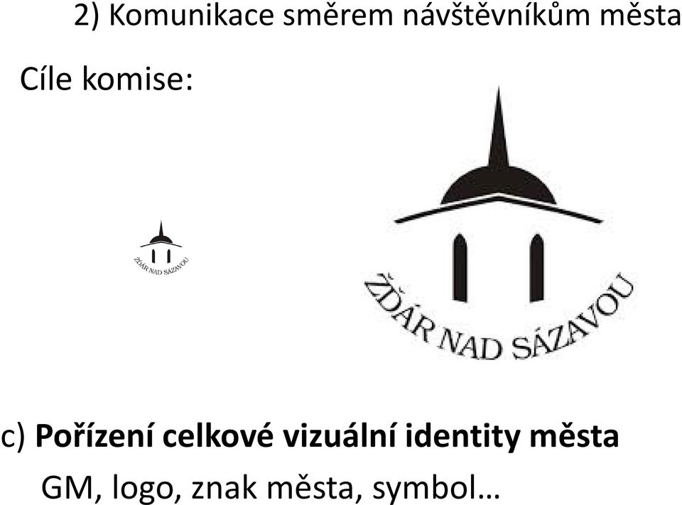 celkové vizuální identity města GM,