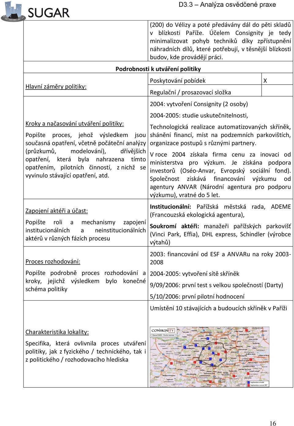 Zapojení aktéři a účast: Popište roli a mechanismy zapojení institucionálních a neinstitucionálních aktérů v různých fázích procesu Proces rozhodování: Popište podrobně proces rozhodování a kroky,