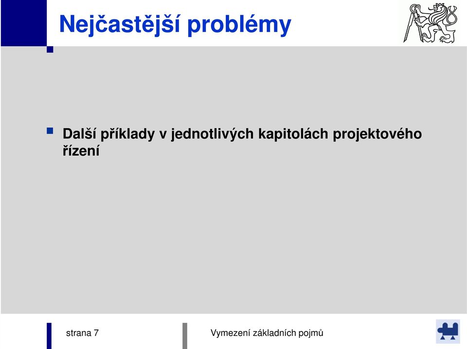 kapitolách projektového