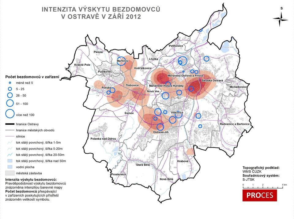 bezdomovců v