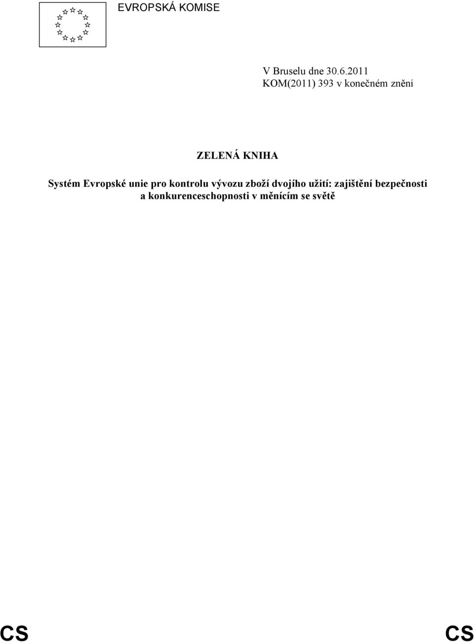 Systém Evropské unie pro kontrolu vývozu zboží
