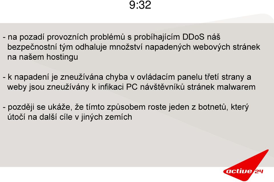 ovládacím panelu třetí strany a weby jsou zneužívány k infikaci PC návštěvníků stránek