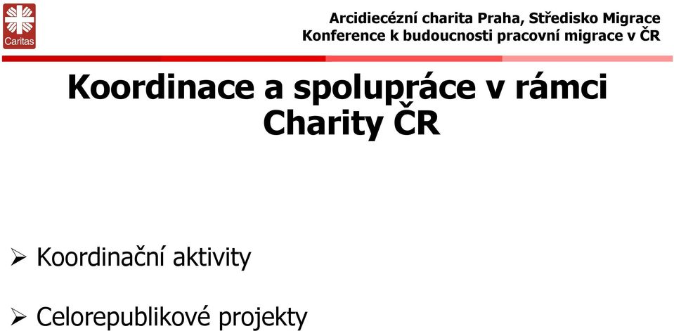 Charity ČR