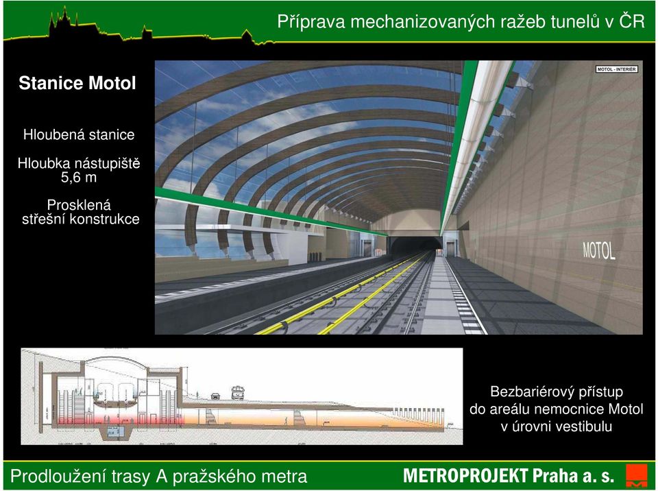 střešní konstrukce Bezbariérový