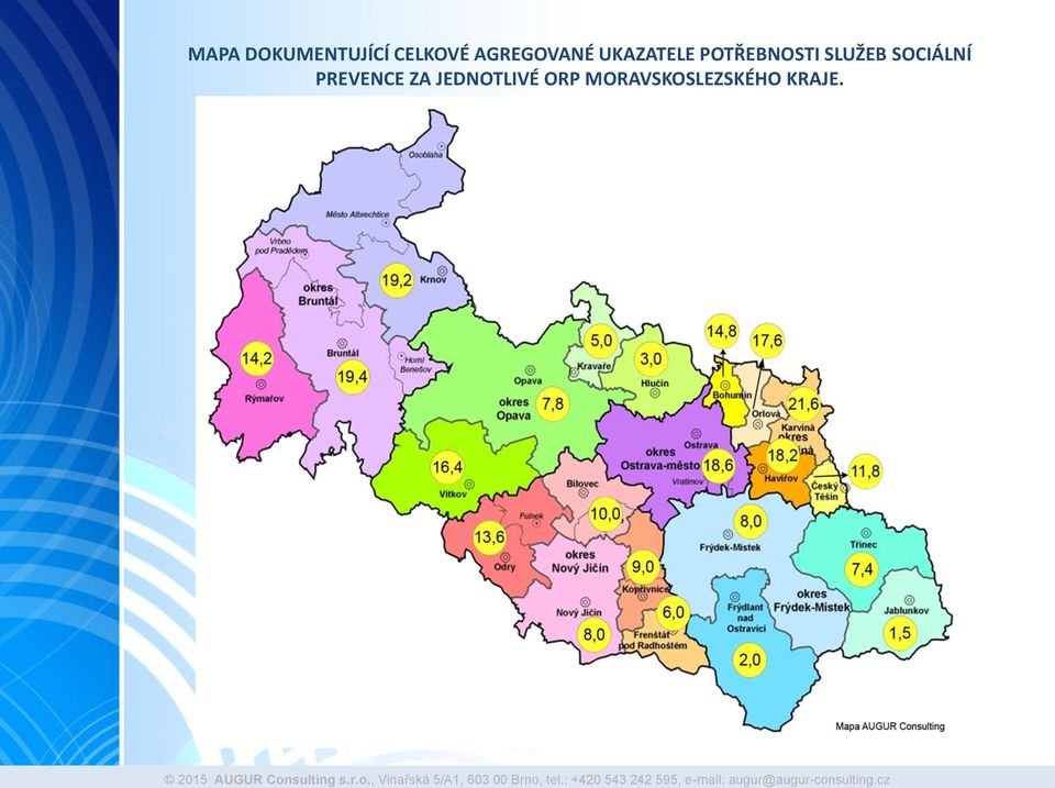 POTŘEBNOSTI SLUŽEB SOCIÁLNÍ