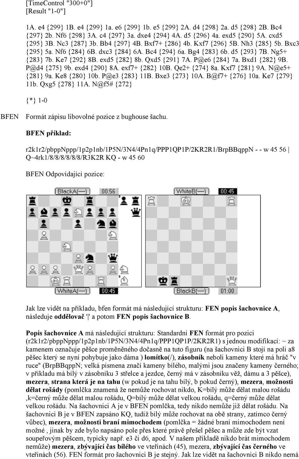 Pravidla BUGHOUSE šachu (OTB = Za šachovnicí) - PDF Stažení zdarma