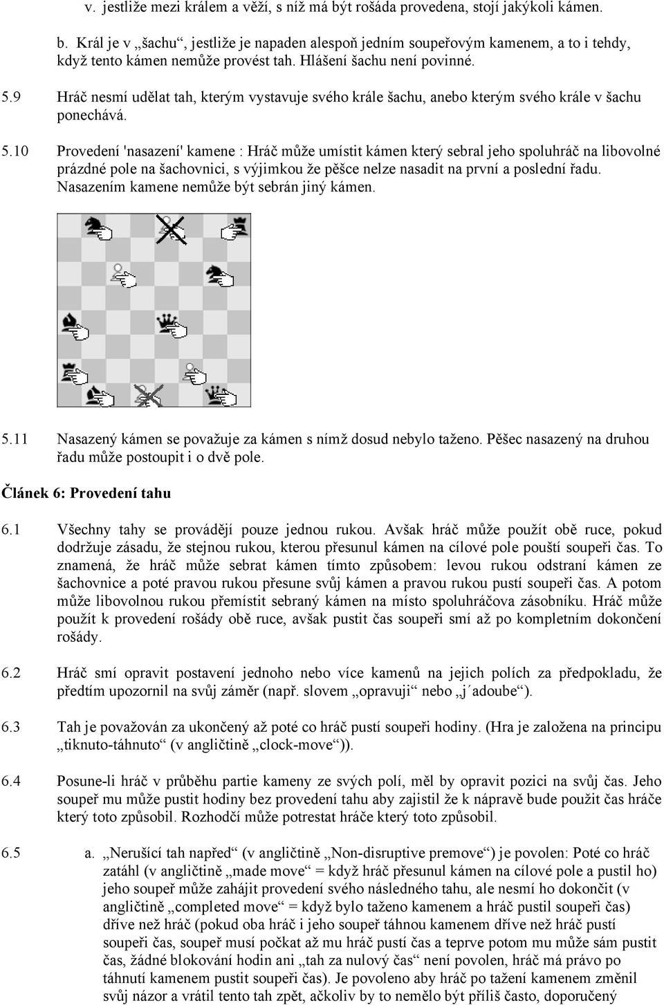 Pravidla BUGHOUSE šachu (OTB = Za šachovnicí) - PDF Stažení zdarma