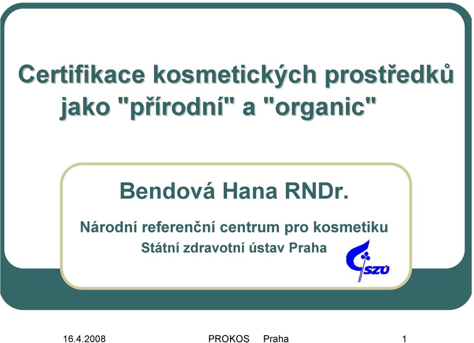 Národní referenční centrum pro kosmetiku