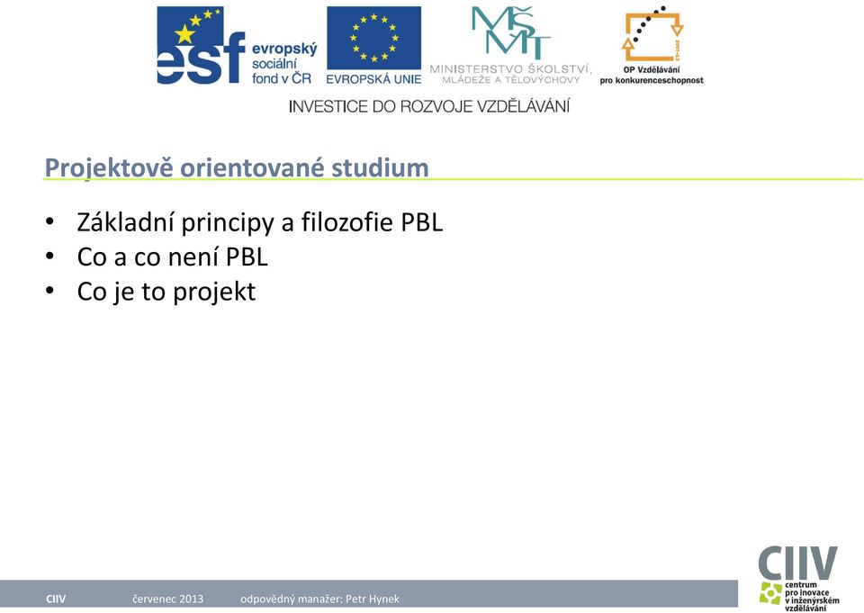 filozofie PBL Co