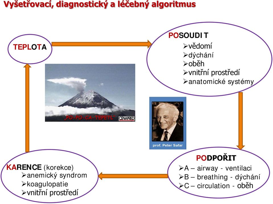 PO-PO-CA-TEPETL KARENCE (korekce) anemický syndrom koagulopatie