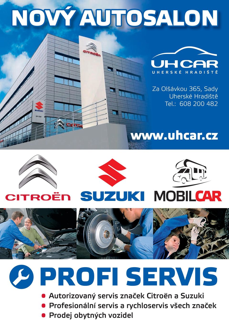 cz PROFI SERVIS Autorizovaný servis značek Citroën a