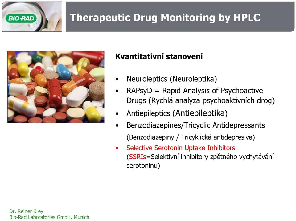 (Antiepileptika) Benzodiazepines/Tricyclic Antidepressants (Benzodiazepiny / Tricyklická