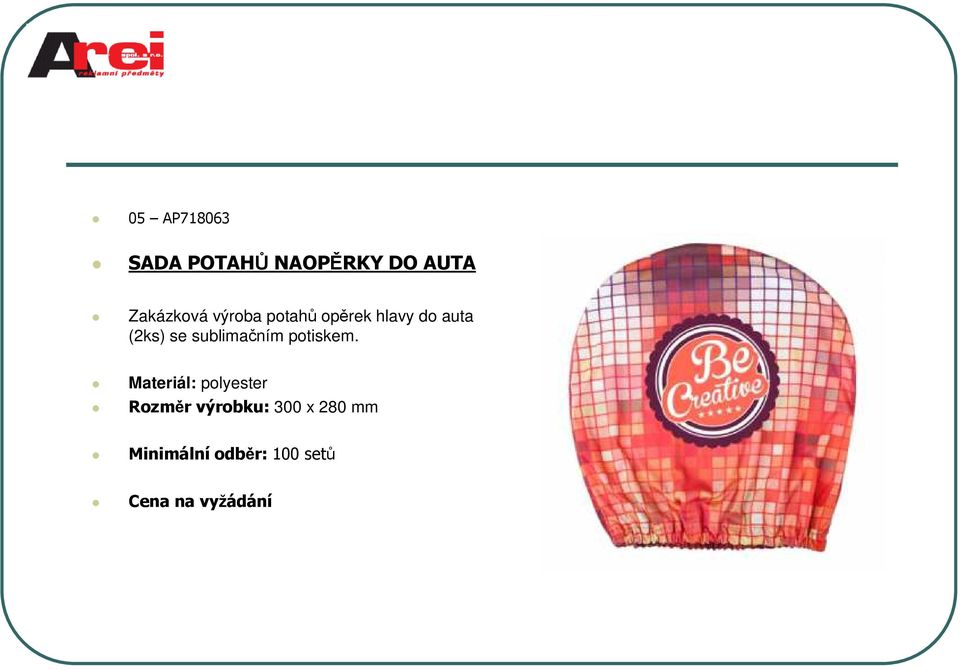 (2ks) se sublimačním potiskem.