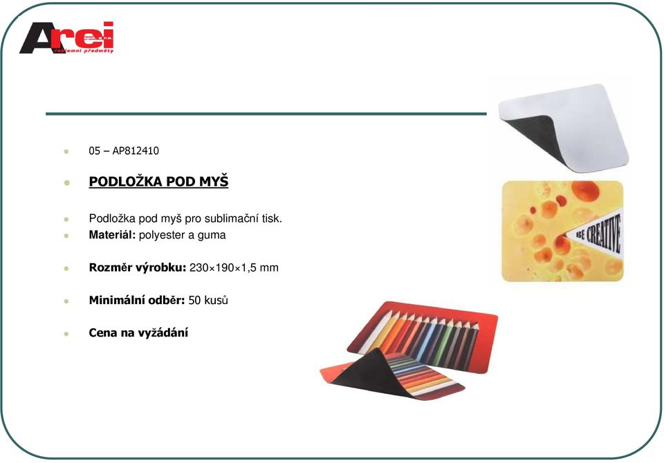 Materiál: polyester a guma Rozměr