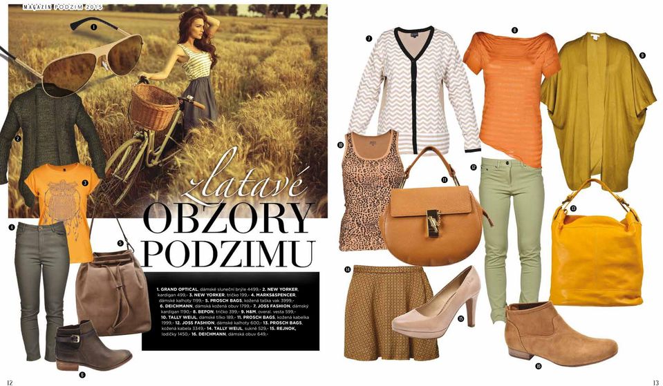 JOSS FASHION, dámský kardigan 0,-. BEPON, tričko,-. H&M, overal. vesta,-. TALLY WEIJL, dámské tílko,-.