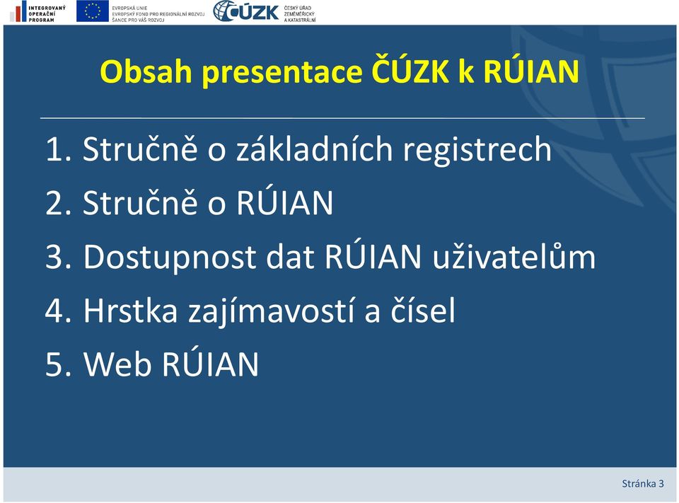 Stručně o RÚIAN 3.