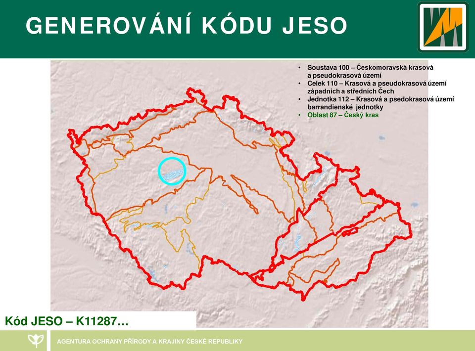 západních a středních Čech Jednotka 112 Krasová a