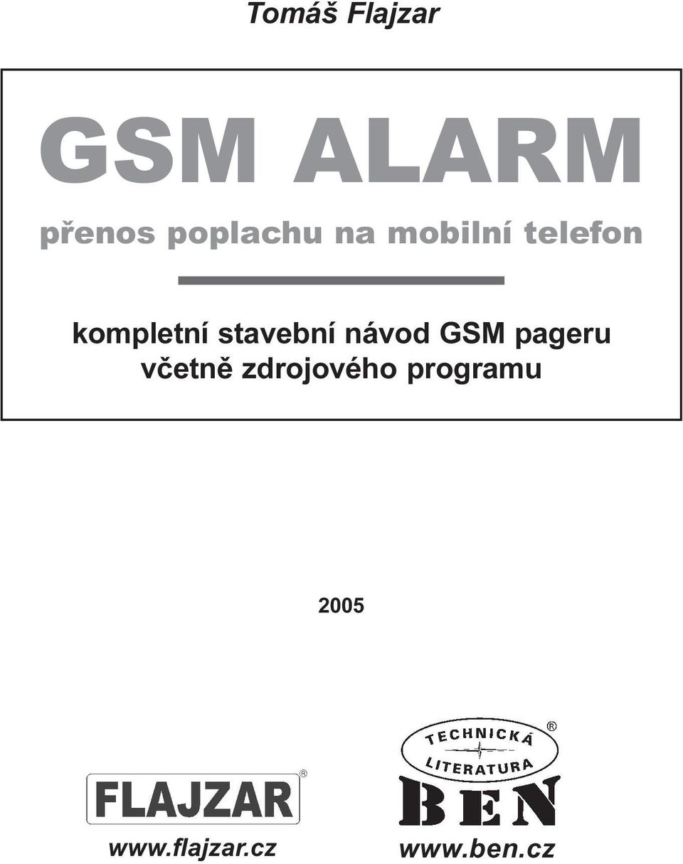 stavební návod GSM pageru vèetnì