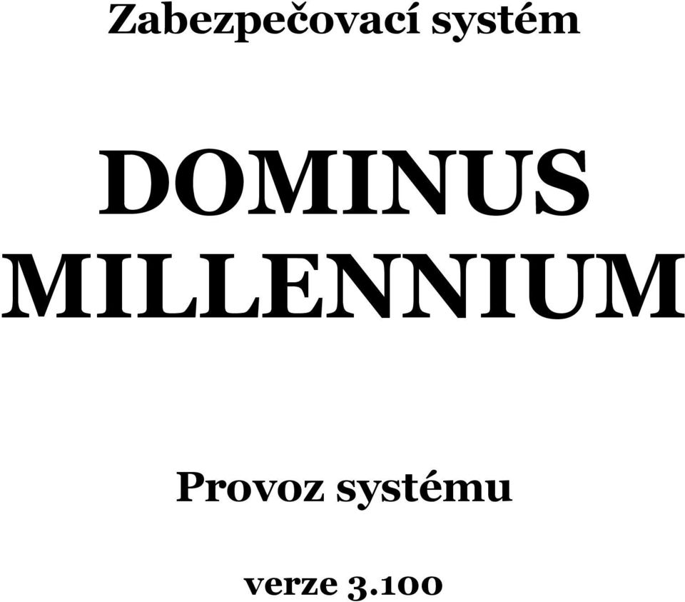 MILLENNIUM