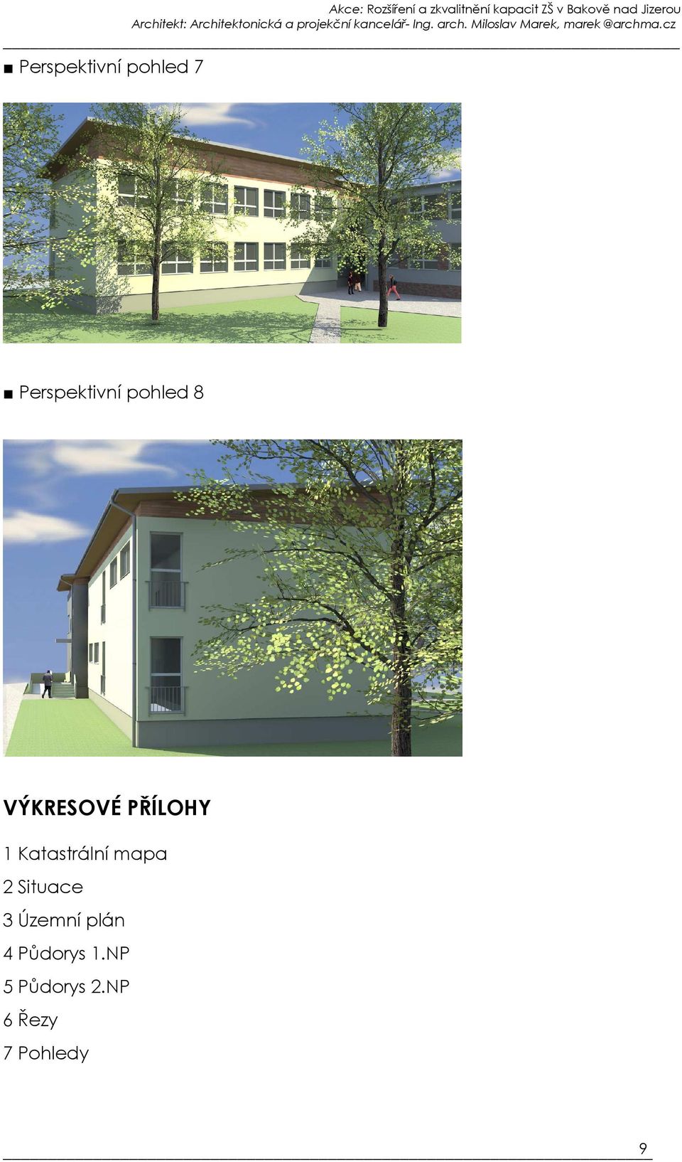 Katastrální mapa 2 Situace 3 Územní