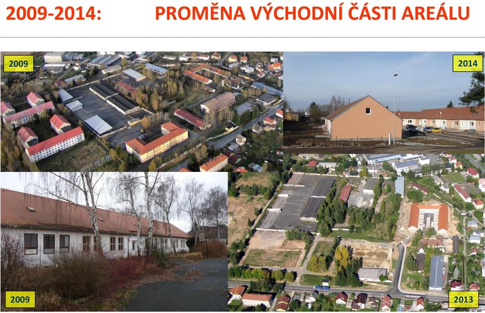 ČÁSTI AREÁLU