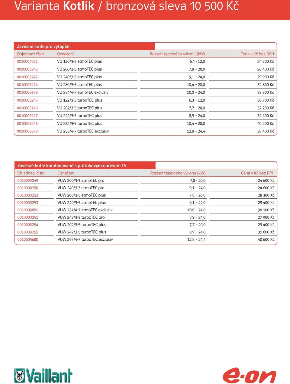 Kč 0010003246 VU 202/3-5 turbotec plus 7,7 20,0 32 200 Kč 0010003247 VU 242/3-5 turbotec plus 8,9 24,0 34 400 Kč 0010003248 VU 282/3-5 turbotec plus 10,4 28,0 40 200 Kč 0010005678 VU 255/4-7 turbotec