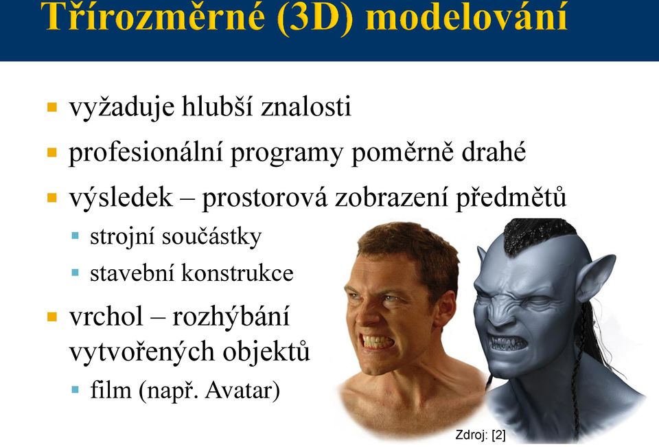 předmětů strojní součástky stavební konstrukce