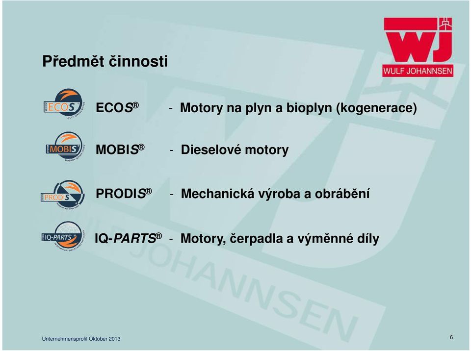 motory PRODIS - Mechanická výroba a