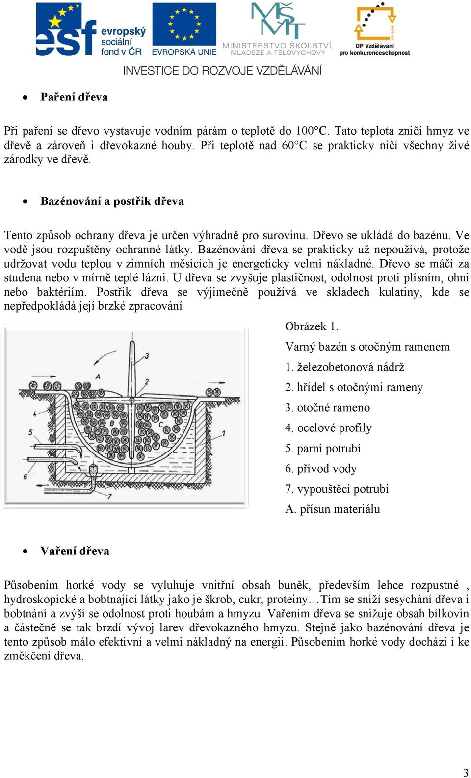 Ve vodě jsou rozpuštěny ochranné látky. Bazénování dřeva se prakticky už nepoužívá, protože udržovat vodu teplou v zimních měsících je energeticky velmi nákladné.