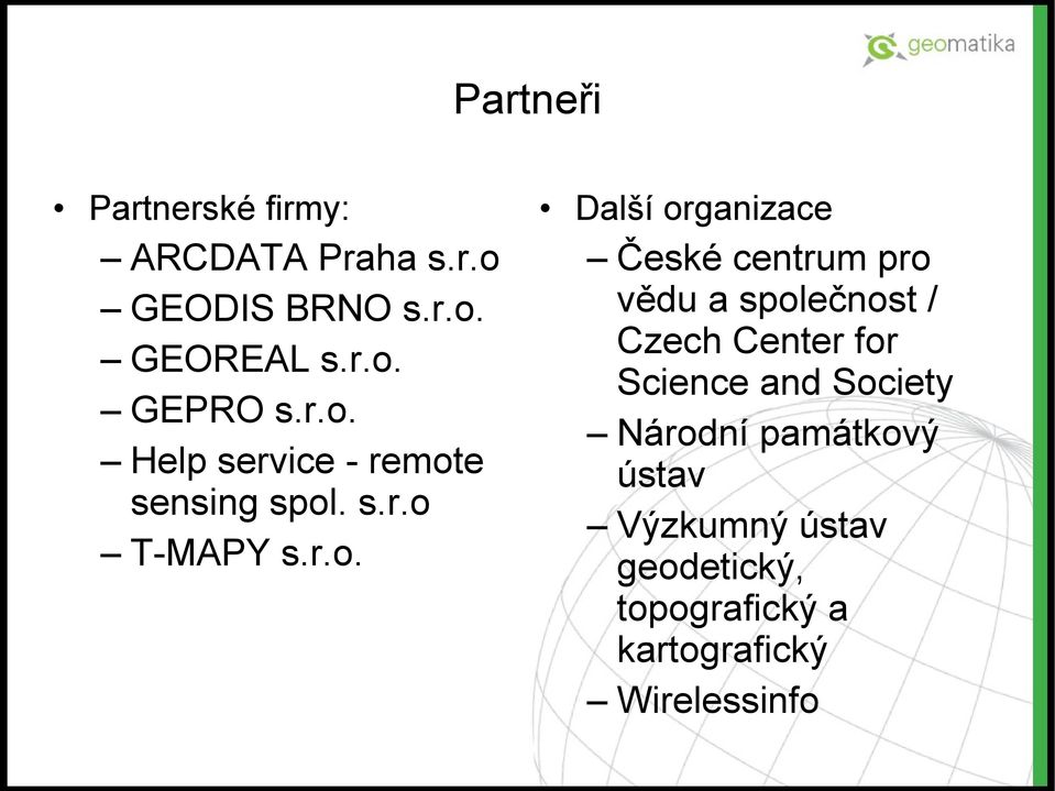 centrum pro vědu a společnost / Czech Center for Science and Society Národní