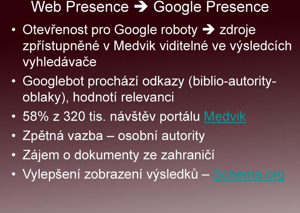 (biblio-autorityoblaky), hodnotí relevanci 58% z 320 tis.