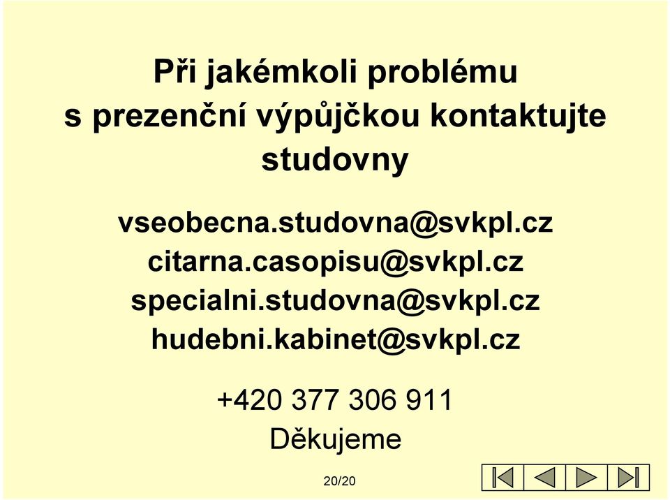 cz citarna.casopisu@svkpl.cz specialni.
