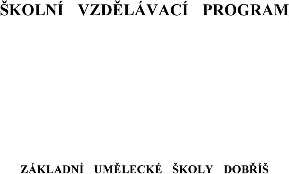 PROGRAM