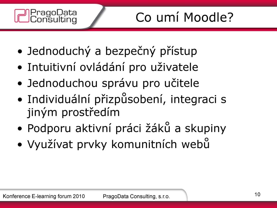 Jednoduchou správu pro učitele Individuální přizpůsobení,