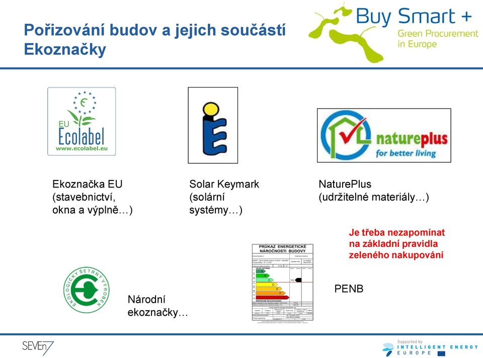 systémy ) NaturePlus (udržitelné materiály ) Je třeba