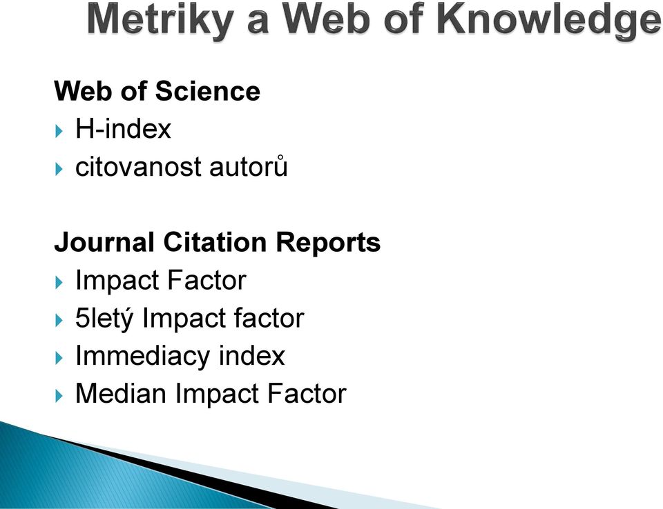 Impact Factor 5letý Impact factor