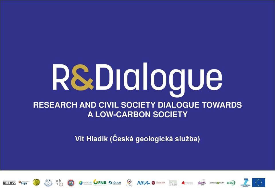A LOW-CARBON SOCIETY Vít