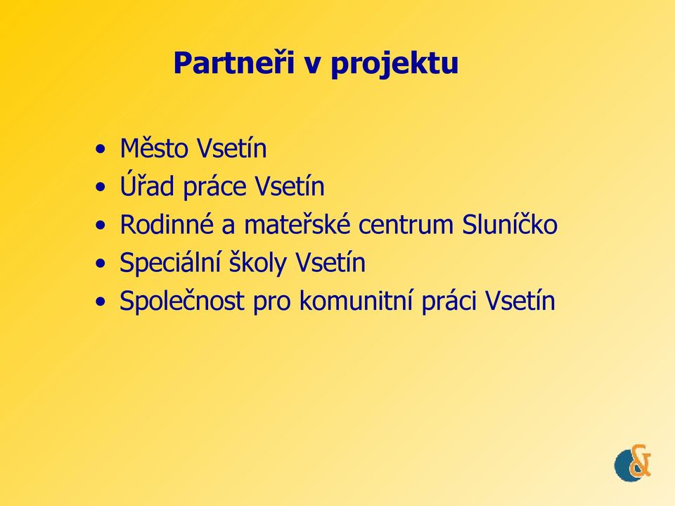 centrum Sluníčko Speciální školy