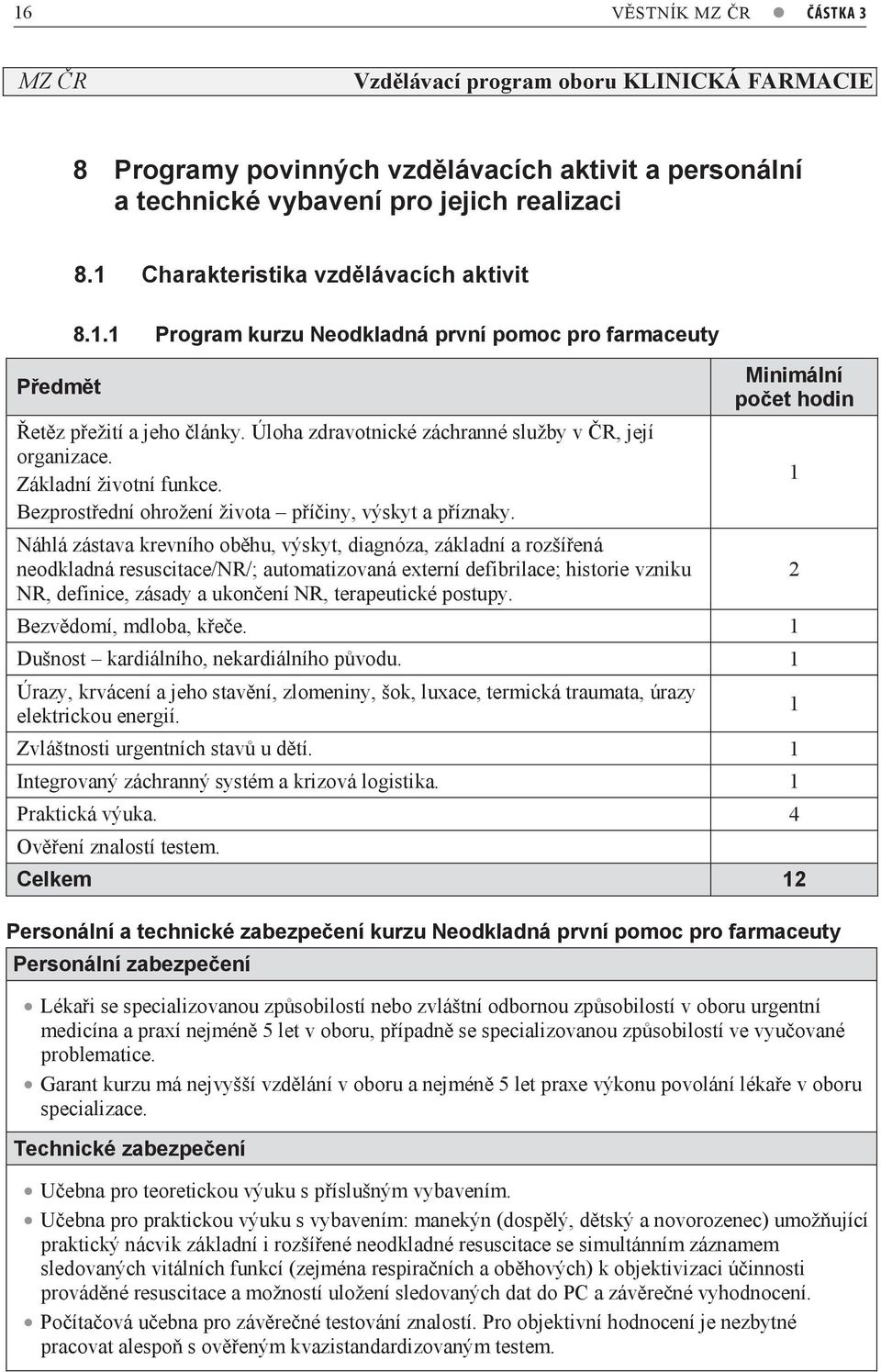 Náhlá zástava krevního oběhu, výskyt, diagnóza, základní a rozšířená neodkladná resuscitace/nr/; automatizovaná externí defibrilace; historie vzniku 2 NR, definice, zásady a ukončení NR, terapeutické