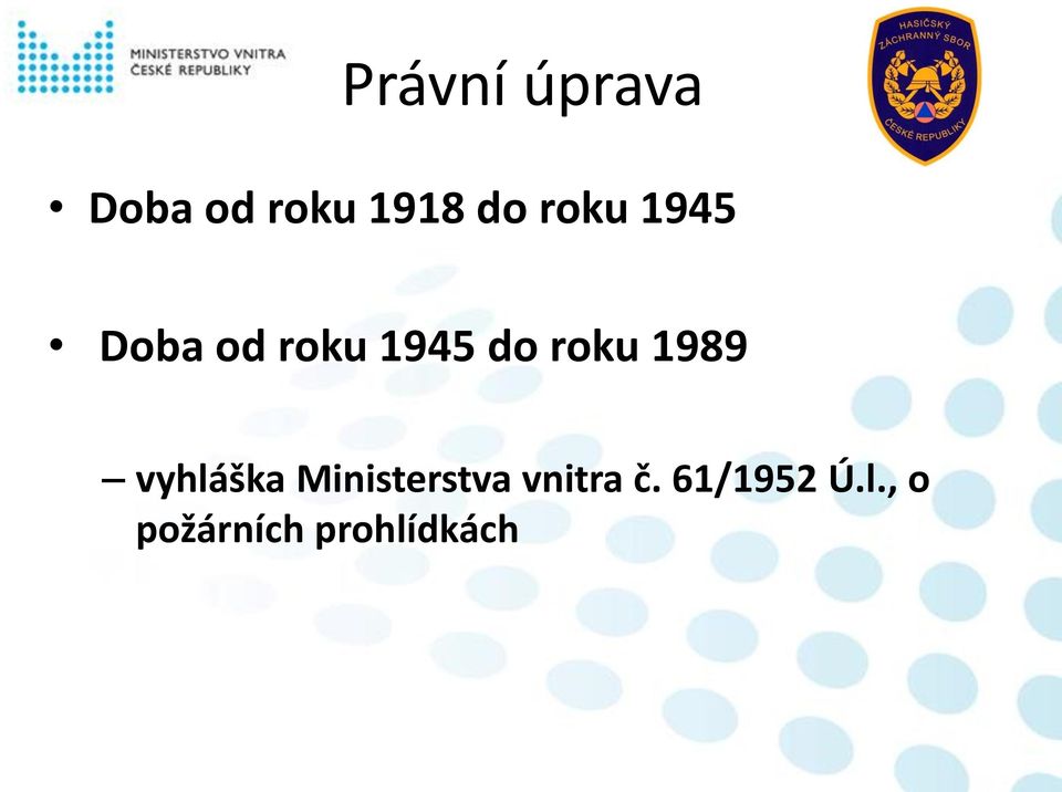 1989 vyhláška Ministerstva vnitra č.
