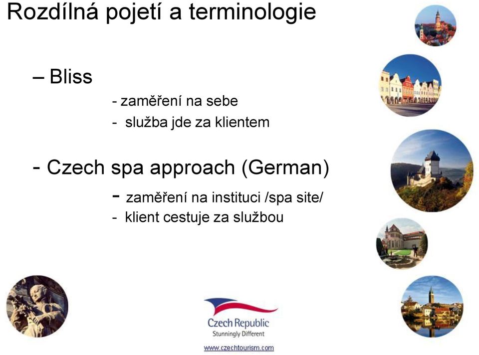 Czech spa approach (German) - zaměření na