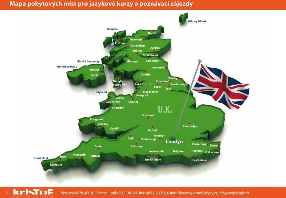 Cardiff Glasgow Chester Bath Edinburgh Stratford Newcastle Carlisle Whitby Goathland Lake District Scarborough Leeds York Manchester Liverpool Salisbury Oxford Portsmouth U.K.