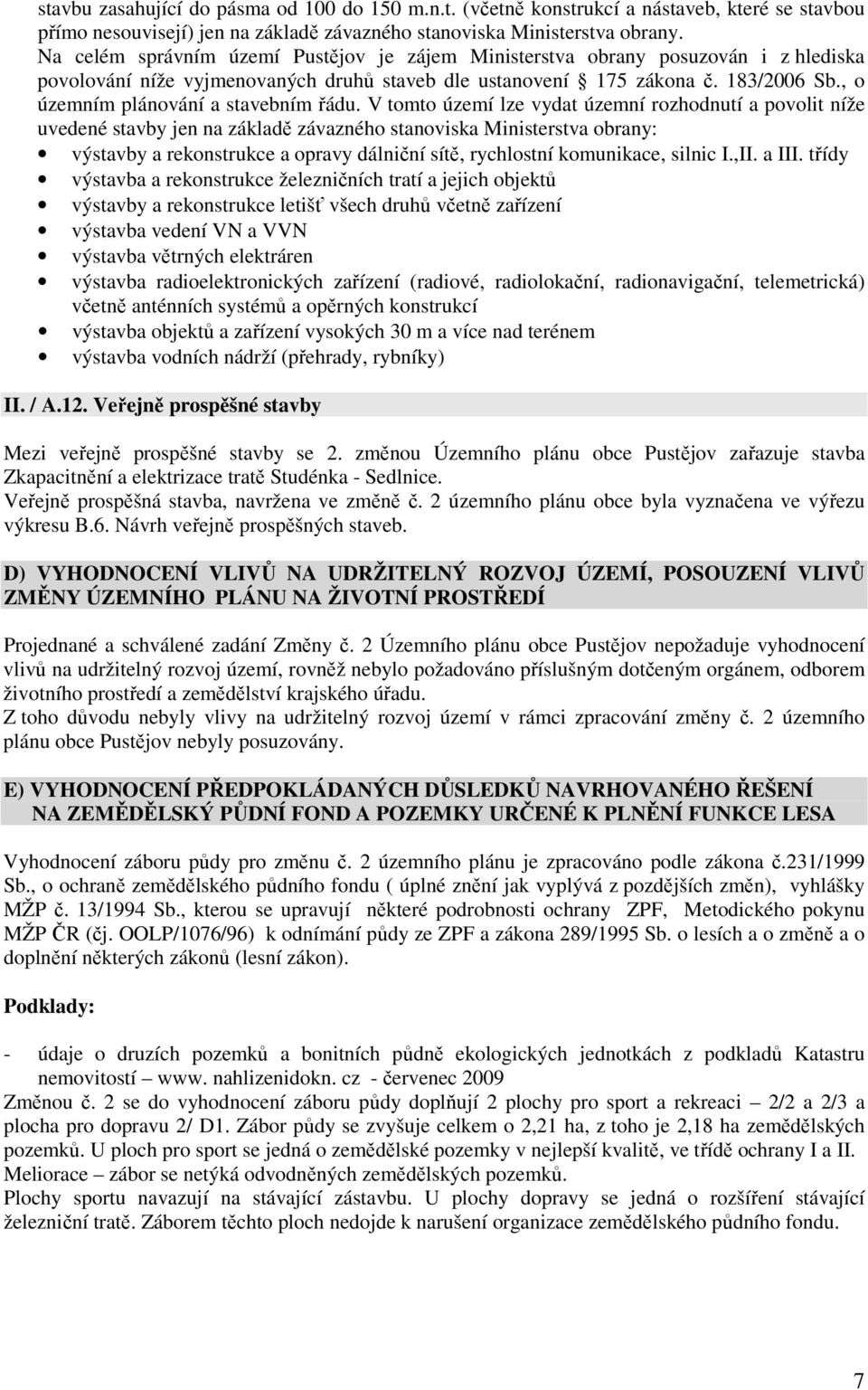 , o územním plánování a stavebním řádu.