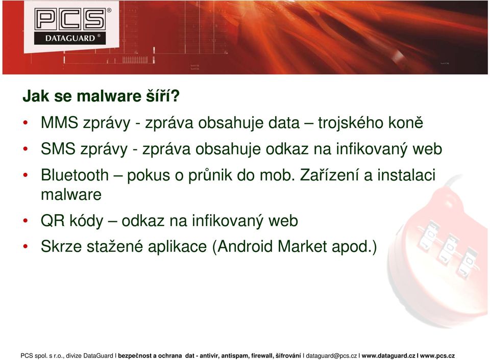 zpráva obsahuje odkaz na infikovaný web Bluetooth pokus o průnik