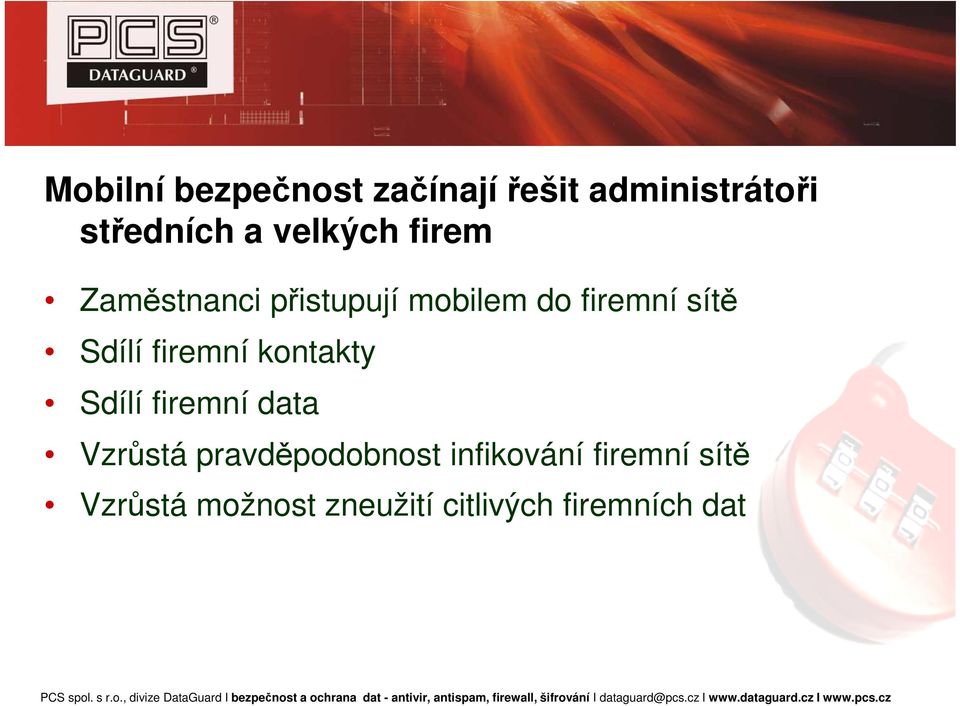 Sdílí firemní kontakty Sdílí firemní data Vzrůstá