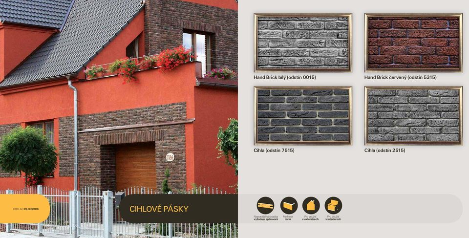 Cihla (odstín 2515) OBKLAD OLD BRICK