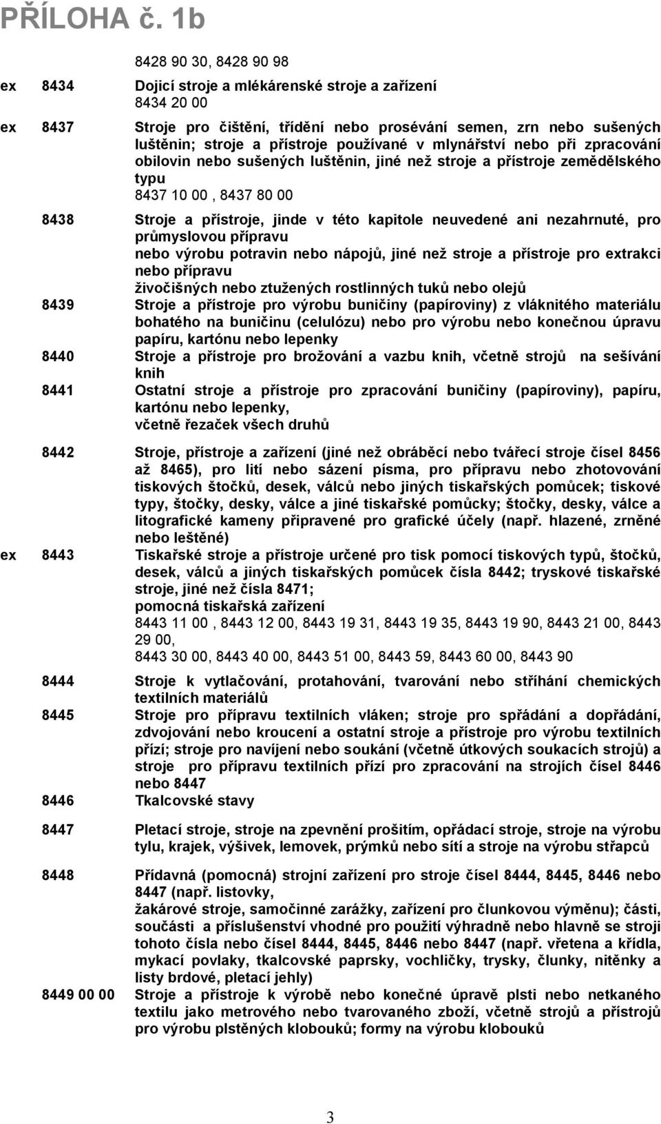 neuvedené ani nezahrnuté, pro průmyslovou přípravu nebo výrobu potravin nebo nápojů, jiné než stroje a přístroje pro extrakci nebo přípravu živočišných nebo ztužených rostlinných tuků nebo olejů 8439