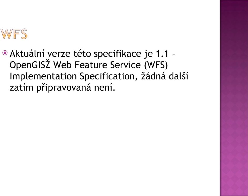 (WFS) Implementation Specification,