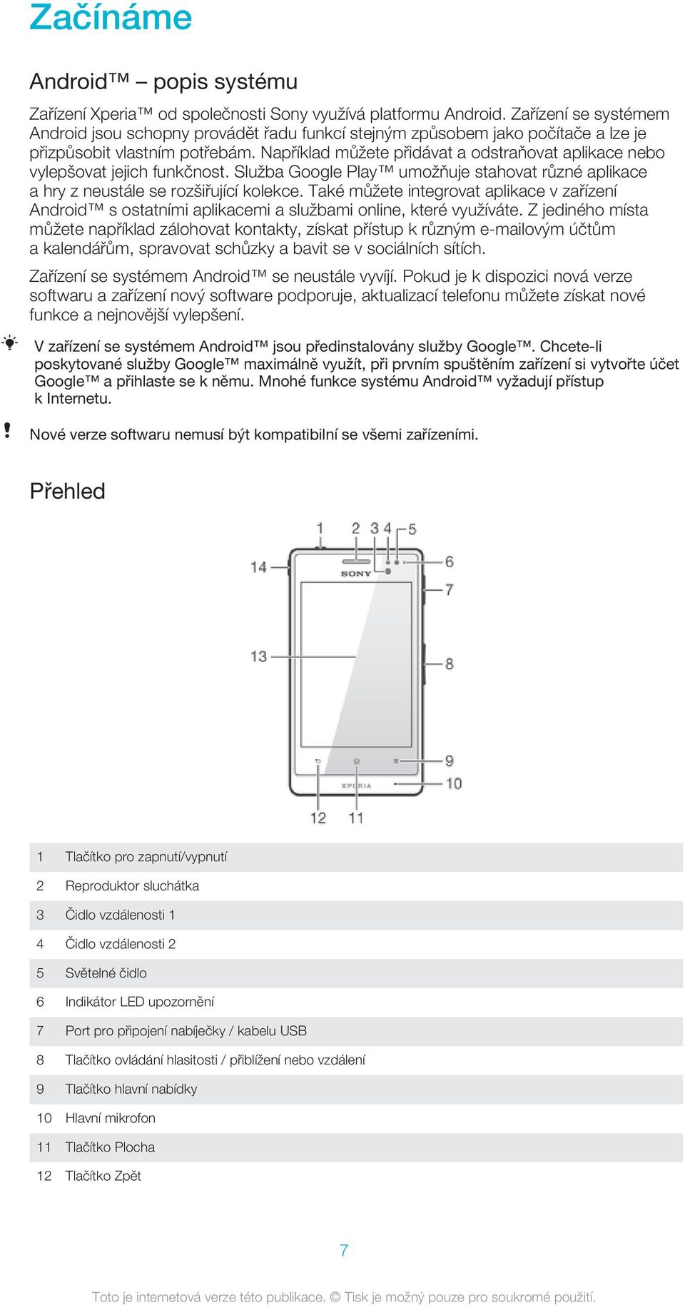 Například můžete přidávat a odstraňovat aplikace nebo vylepšovat jejich funkčnost. Služba Google Play umožňuje stahovat různé aplikace a hry z neustále se rozšiřující kolekce.