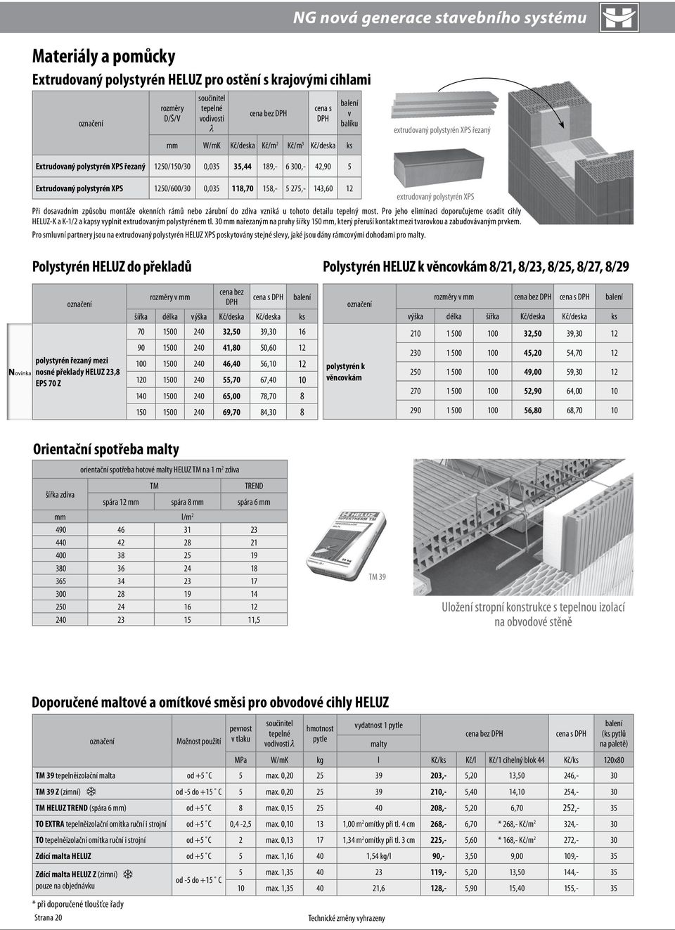 polystyrén XPS Při dosavadním způsobu montáže okenních rámů nebo zárubní do zdiva vzniká u tohoto detailu tepelný most.